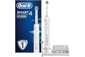 ‎ORAL-B Oral-B Smart 4 4000N biała elektryczna szczoteczka do zębów Powered By Braun