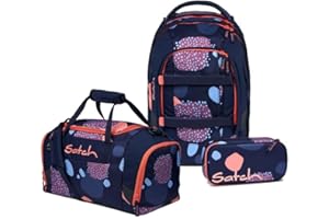 Satch Pack Schulrucksack Set 3tlg. inkl. Schlamperbox und Sporttasche