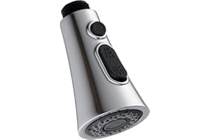 KISBEIBI Rubinetto da Cucina Con Ugello a 2 Funzioni, Miscelatore Estraibile, Irrigatore, Testa Doccia Estraibile, Ricambio per Cucina (61012)