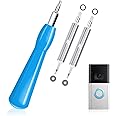 Doorbell Screwdriver with 2Pcs Double-Ended T6 T15 Screwdriver Bit Set for Battery Change, Fit Video Doorbell, Video Doorbell 2 and Pro and Elite (Blue)