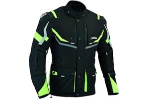 LOVO - Chaqueta Moto Tricapa 4 Estaciones Hombre - Chaqueta Moto Hombre con Protecciones Homologadas para Invierno y Verano - Cazadora de Alta Protección Longitud 3/4 - Funcionalidad y Seguridad Total