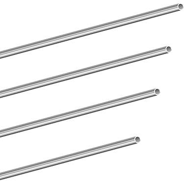 Sourcing Map Tubo Capillare In Acciaio Inox 304, OD 0,8 Mm X 0,2 Mm Parete Spessa 300 Mm Lunghezza Tubo Metallico Per Macchinari Industriali, 4 Pezzi