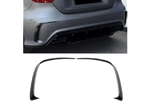 BOROCO Mercedes-Benz A-Class W176 AMG-Line A45 Rear Bumper Wind Knife Spoiler Replacement