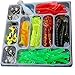 Produktbild JOYOOOAngeln lockt Kit, Fishing Tackle Weiche Kunststoffköder 35-teilig für Süßwasser Salzwasser Forelle Lachs Bionic Kunstköder Set