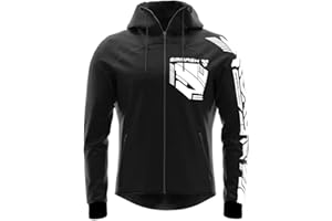 SMMASH Sportive Felpe Uomo con Cappuccio con Zip, Sport Hoodie per Donne e Uomini, Unisex Pullover, Outdoor, Material Transpirable y Antibacteriano