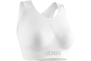 MUVU Vidabra, Top para la mastectomía, Sostenes para la mastectomía, Reduce la irritación dérmica, Sostén Transpirable, Top Suave y Anti-Olor.