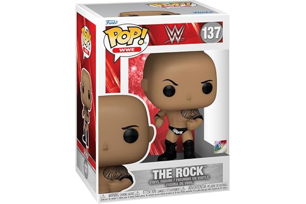 Funko POP! WWE: the Rock - Dwayne "The Rock" Johnson - (final) - Samlingsbar vinylfigur - Presentidé - Officiell merchandise - Leksaker för barn och vuxna - Sportfans - Modellfigur för samlare