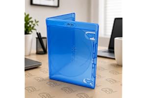 Amaray Blu-Ray- und DVD-Hülle (für 3 Discs) Blau, 1 Stück