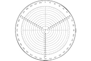 ANCLLO 300 mm rund mittfinnare kompass för trävändare svarv arbete klara akryl ritning cirklar diameter
