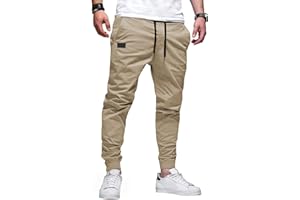 JMIERR Pantalon de Travail Homme Pantalon Cargo Homme Pantalon Jogging Slim Fit Militaire Coton Jogging Sport Pantalon avec Quatre Poches