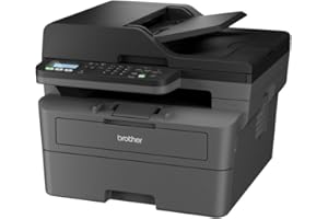 Brother MFCL2827DWXL Multifunzione Laser Monocromatica 4 in 1(Stampa/Copia/Scan/Fax), 32 ppm,Stampa Fronte/Retro Automatica,Display LCD a 2 righe,Fast Ethernet e WiFi, Inbox Toner da circa 6000 pagine