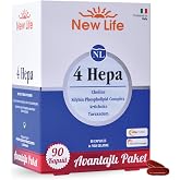New Life 4 Hepa 90 Kaps&uuml;l - Silibin Fosfolipid - Kolin - Enginar Yaprağı ve Karahindiba K&ouml;k Ekstresi