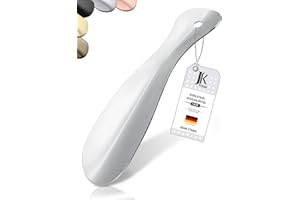 JK Trade® 19 cm stabile in acciaio inox | Calzascarpe in acciaio inox per viaggiare | Calzascarpe piccolo per viaggiare | lunghezza e larghezza ottimizzate | Shoe Horn | Business appeso