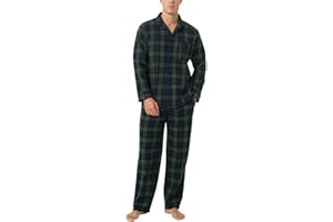 LAPASA Ensemble de Pyjama Homme Chaud & Confortable 100% Flanelle de Coton M95