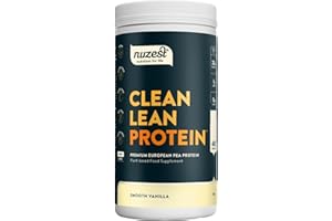 Vegan Protein Powders by Nuzest - Clean Lean Protein - Smooth Vanilla - Plant Based Pea Protein Shake - Low Calorie & Low Carb - Gluten Free - Dairy Free - 1kg (40 Servings)