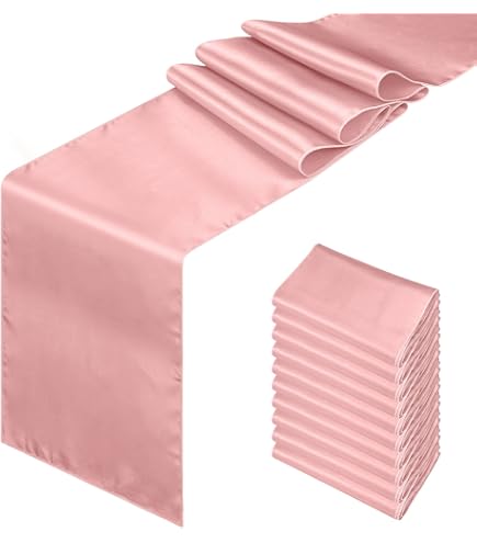 10 Pièces/paquet Rose 12*108 Pouces Chemin De Table De Fête