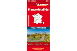 Carte Nationale France détaillée - 1/800 000