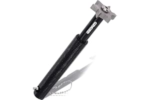 GEEORZO Golf Club Groove Sharpener, Golf Club Cleaner and club repair with 6 Carbide Tungsten Steel Cutters,Re-Grooving Cleaning Tool Accessories, Perfect Tool for All Golf Irons