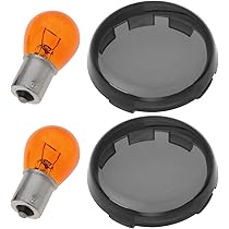 Indicatori Direzione Moto Harley Sportster - 4 Luci Affumicate Con Lampadine Ambra Per XL XR 2002+ - Foto 3