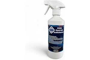 BIO8 EN685 Professional Grade Graffiti Remover for Plastics Surfaces - Non Hazardous - Tough on Graffiti, Kind on Plastic (0.5, Kilograms)