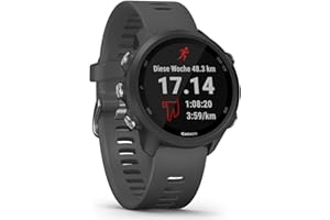 ‎GARMIN Garmin Forerunner 245 – GPS-Laufuhr mit individuellen Trainingsplänen, speziellen Lauffunktionen und detaillierter Trainingsanalyse. 1,2“ (3 cm) Farbdisplay, Akkulaufzeit bis zu 7 Tage, wasserdicht