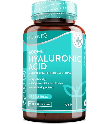 Pack De 3 Flacons Acide Hyaluronique 100mg Vita World - 300 Capsules Pour Articulations