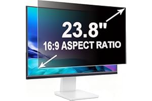 ‎RUORD ruord Sichtschutzfolie für 23.8 Zoll 16:9 (52.7x29.8cm) Monitor - Blaulichtfilter & Blendschutz, Abnehmbar Blickschutzfolie | PC Blickschutzfilter für Büro