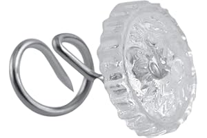 UXSIYA Durable Plastic Head Twist Pins Bed Sheet Fixed Twist Pin Bed Skirt Pins for Decoration DIY Upholstery Twist Pins Interior Decoration Needle(30Pcs, 12)