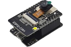 TANMOTE ESP32-CAM Borad, 2.4Ghz WiFi/Bluetooth Entwicklungsplatine Dual Core DC 5V Micro USB Schnittstelle Kamera-Modul kompatibel mit Arduino, 4/8M PSRAM (1 Stück)