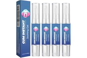 QOCUILC 4pcs Gum Gel,Naturale Delle Gengive,Ripristino Delle Gengive,Adatto Per Denti Sensibili