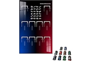 QIXINDGYH Display Wallboard for Lego 77242-77251 F1 Series Racing Car - Wall Mount Display Stand Art Wall Mount Frame for Racing Car Building Set - 50 x 80 CM (B)