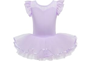 REXREII Princess Ballerina Costume for Baby Girls Ballet Dance Leotard Skirted Tutu Dress Birthday Party Performance Outfits