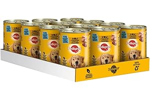 Pedigree | Dorośli z 3 rodzajami drobiu w pasztecie | 12 x 400 g