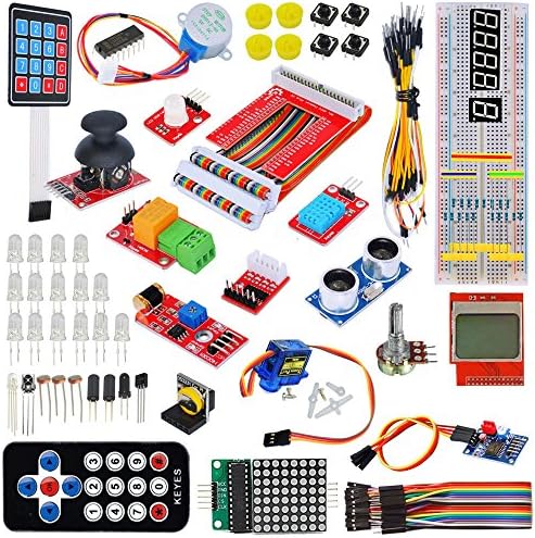 Tolako Super Starter Kit for Raspberry Pi B+ 2/3 GPIO Shield LED Matrix Ultrasonic Servo