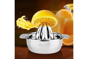 ELAELA Exprimidor Manual de cítricos portátil de acero inoxidable, herramientas manuales para exprimir limón y naranja, fabricante de zumo prensado, accesorios de cocina.