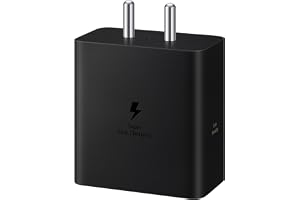 Samsung Original 60W Power Adapter (Black), GaN Fast Charging, USB Power Delivery 3.1, Universal Compatibility (Without Cable