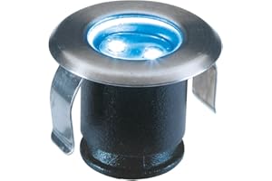 PEREL Garden Lights - ASTRUM BLUE - SPOT À ENCASTRER - 12 V - 1 lm - 0.5 W - 12000-15000 K