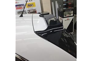 ANIFM Spoiler arrière Oettinger pour Volkswagen Polo année 2010-2017 amorce de Spoiler ou aileron arrière de Voiture Couleur DIY pour Polo, ABS de Haute qualité,Black