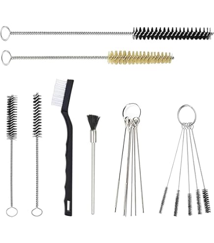 Set Pulizia Pistola A Vernice 21 Pezzi - Spazzole E Aghi Per Ugelli - Foto 7