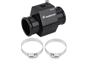 Qiilu Sonde Température De L'eau Tuyau Jauge Radiateur Durite Capteur Adapteur(32mm)
