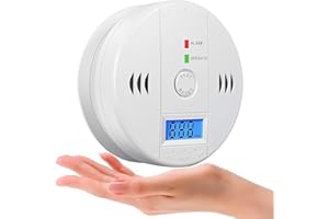 Rilevatore Qualità dell'aria, Sicomne Portatile Rilevatore di Qualità dell'aria Sensore Qualità dell'aria Allarme di Qualità dell'aria Monitor con Display Digitale Certificato e EN 50291