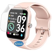 Blueshaweu Schutzfolie Für Miecgth Smartwatch IW06 - 6 Stück TPU Displayschutz, HD Klar & Kratzfest