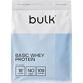 Bulk Basic Whey Protein Powder | Chocolate | 1.25kg | 41 Servings | Up to 18g Protein | Low Sugar | Fast Absorption Formula |