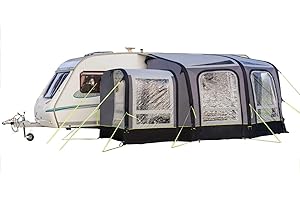 OLPRO Outdoor Leisure Products View 300 Caravan Inflatable Porch Awning With Porch Extension