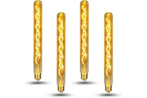 BNITITU Żarówka Edison Vintage E27, E27 LED Vintage Ściemnialna 4W Żarówka świetlówkowa E27 Żarówka LED E27 Vintage Lampa LED 500 lm, antyczna żarówka Idealna do domu, kawiarni, baru - opakowanie 4 szt.