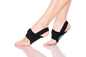 Yulado Fußgewölbe-Bandagen für Plantarfasziitis, Verstellbare Frauen Männer Fußpolstern zur Linderung von Plattfüßen Plantarfasziitis und Fersensporn Hochgewölbe