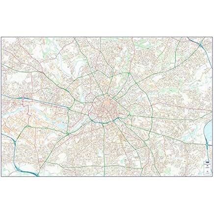 Amazon.co.uk: map of manchester city centre