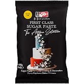 Sarı First Class Kaplama, Dekor ve &Ccedil;i&ccedil;ek Yapımı i&ccedil;in Şeker Hamuru 1 kg Yeni