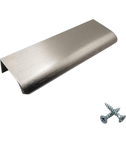 Poignee Invisible Poignee De Meuble Cuisine Alliage D'aluminium,Poignée Pour Bureaux Tiroirs Armoires Placard (1200mm,Black