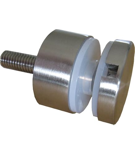 Glas-Punkthalter 60 Mm | Für Anschluss: Flach | Edelstahl